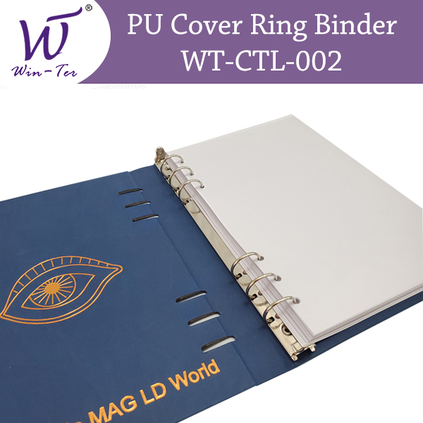 PU ring binder made by Win-Ter