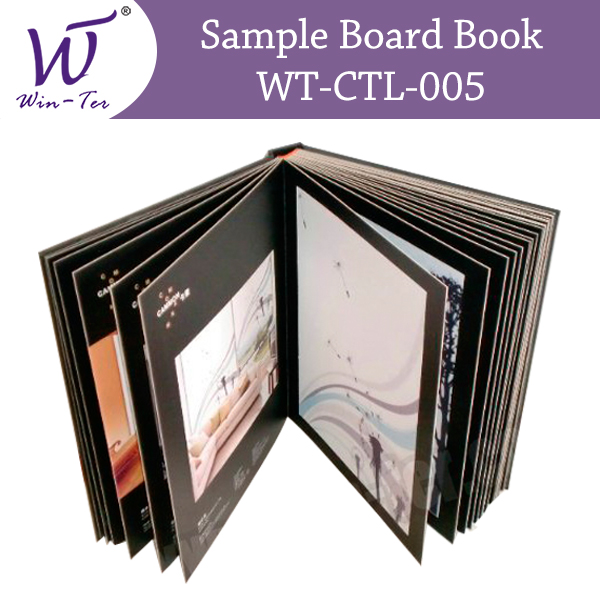 Board book for sample display