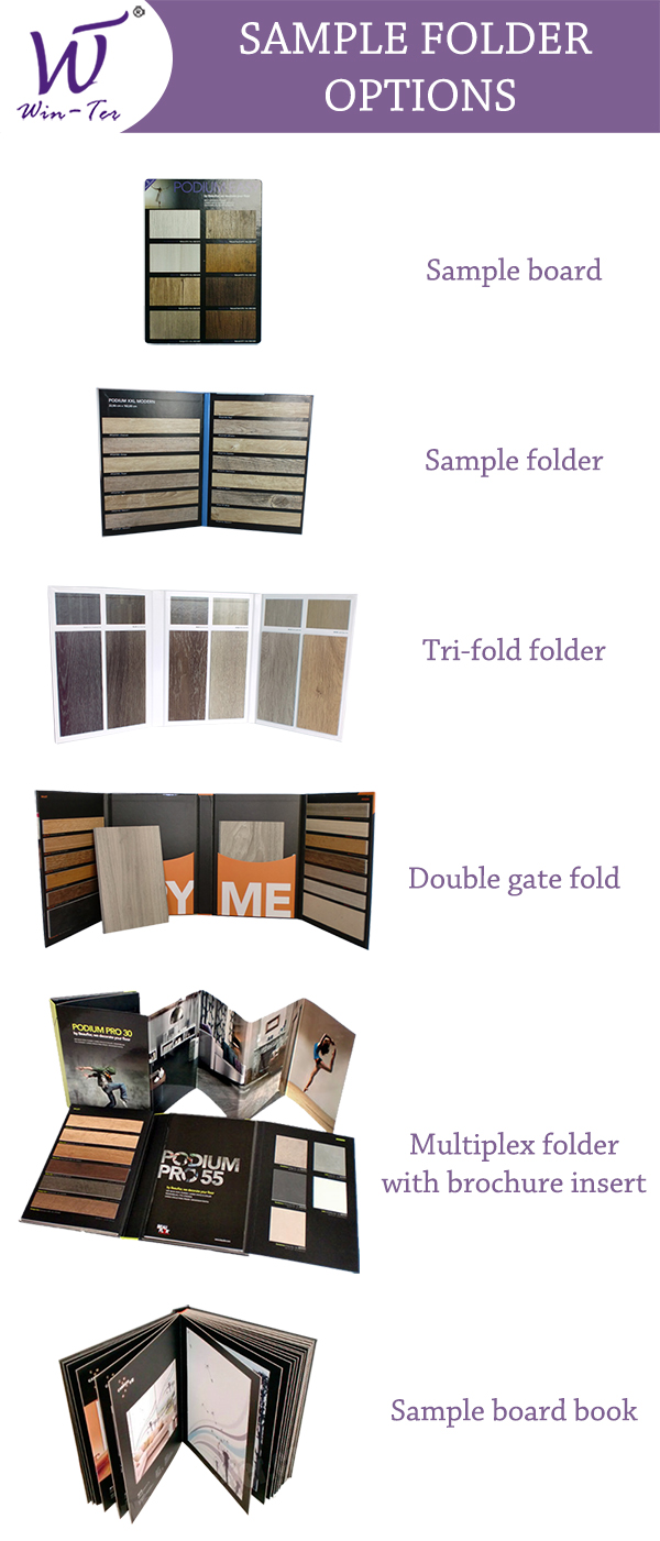 Custom book printing for sample display