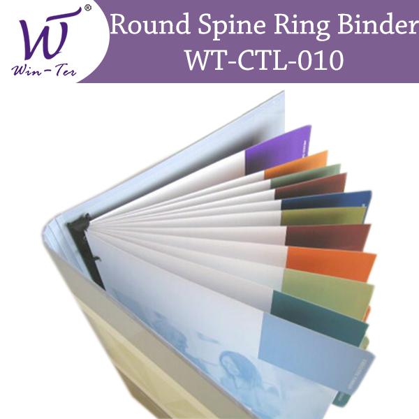 Round spine ring binder