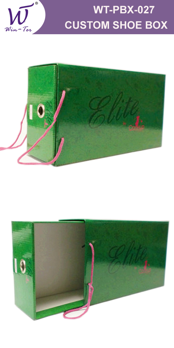 Custom shoe box shoe holder
