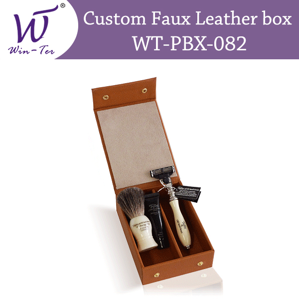 Customized faux leather box 
