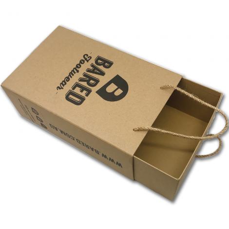 kraft paper shoe box