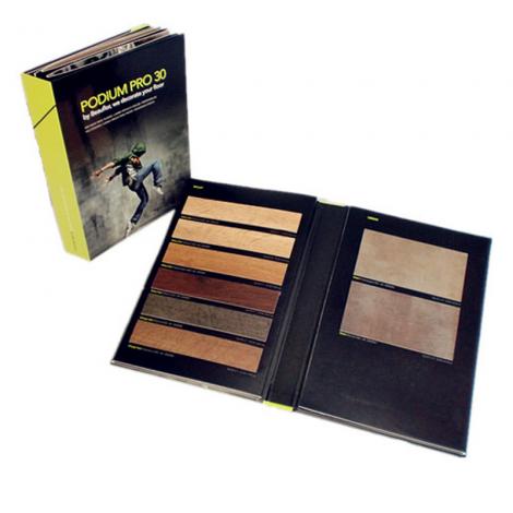 Professional wood flooring folder printing