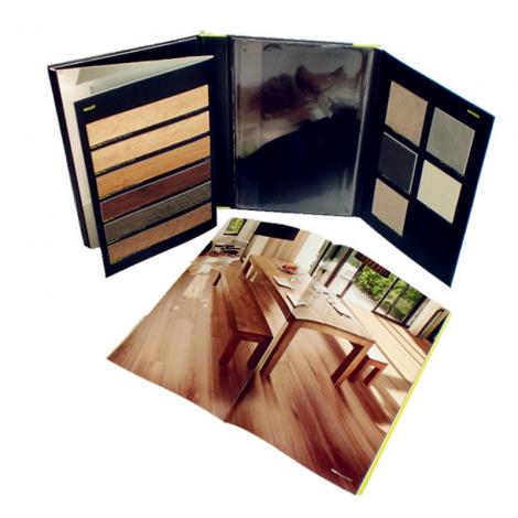 Professional wood flooring folder printing -Win-Ter Printing