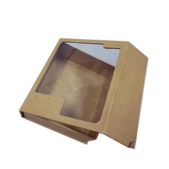 kraft paper window box