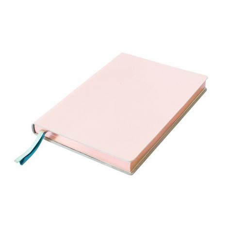notebook agenda with gold foil