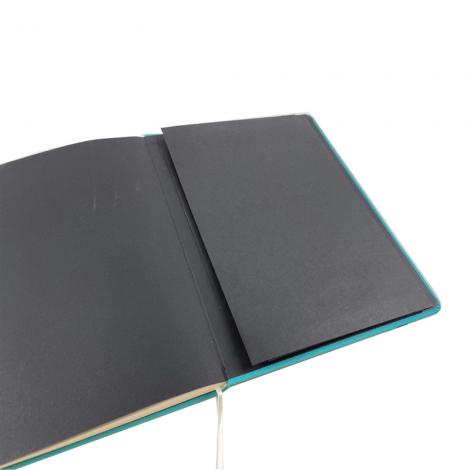 notebook with elastic band