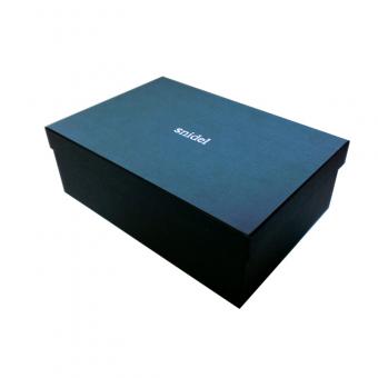 shoe box with foiling logo