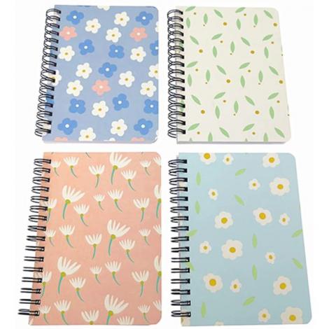Promotional cheap hardcover spiral notebooks printing