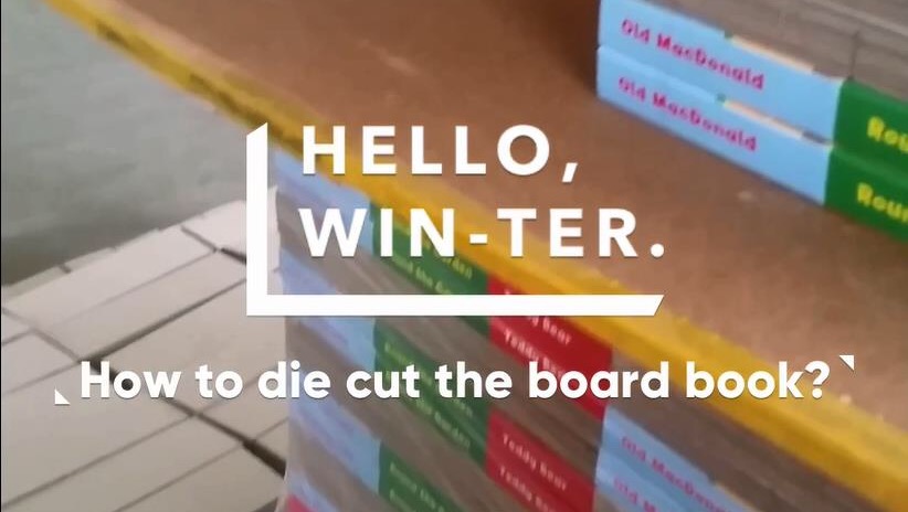 Win-Ter die cut craft for children board book