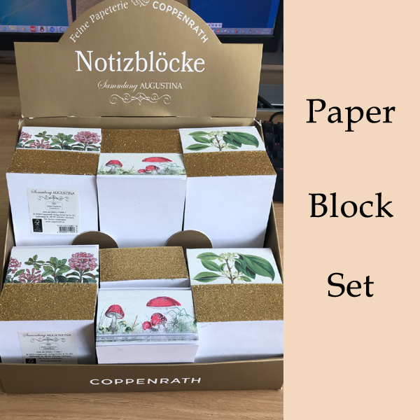 Paper block with set 