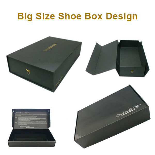 Big Big size shoe packaging box design 